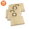 Sun Joe Universal Replacement Paper Filter Bag for SWD5000 Wet / Dry Vacuum and Others | 10 Pack SWD-5GB-10PK